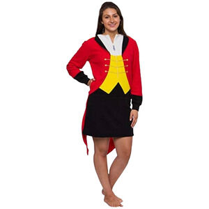 Lion Tamer Ring Leader Circus Costume Onesie Cosplay, Size Small